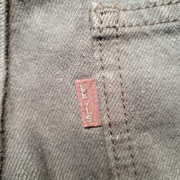 Levi's Ribcage Wide-Leg Black Jeans Women's Size 27 - Picture 6 of 10